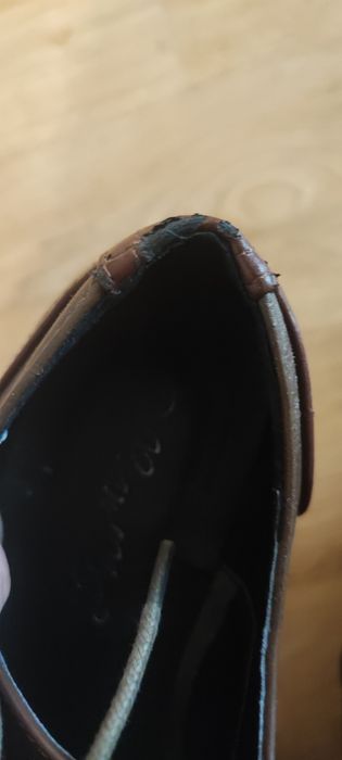 Półbuty 38 szeroki obcas