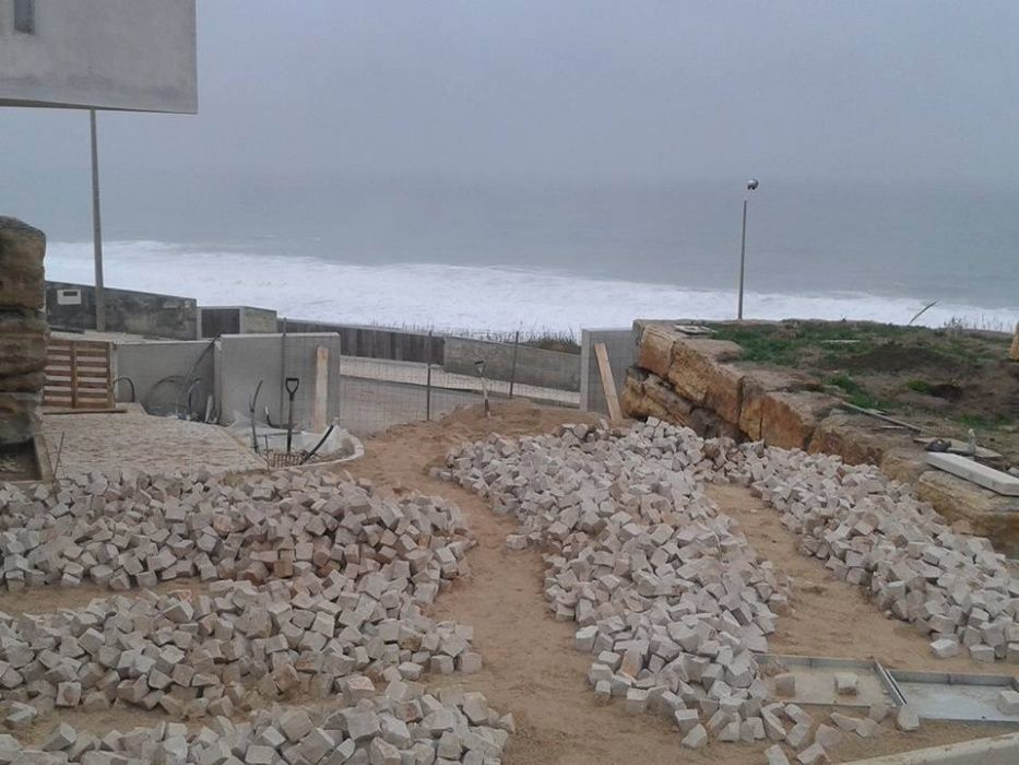 Pedra de calçada portuguesa, pavimento natural - preço m2