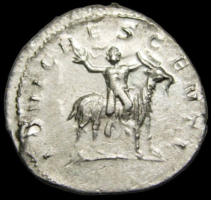 Moeda Romana - Antoniniano de prata de Valeriano II (257-258 d.C.)
