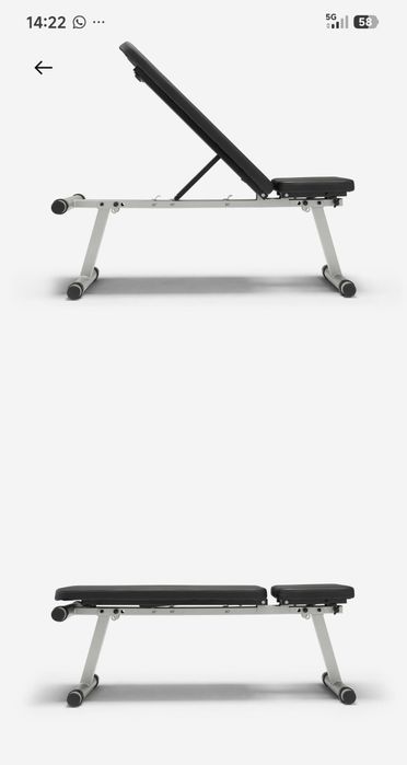 Banco de musculação dobrável e reclinável  BENCH 500