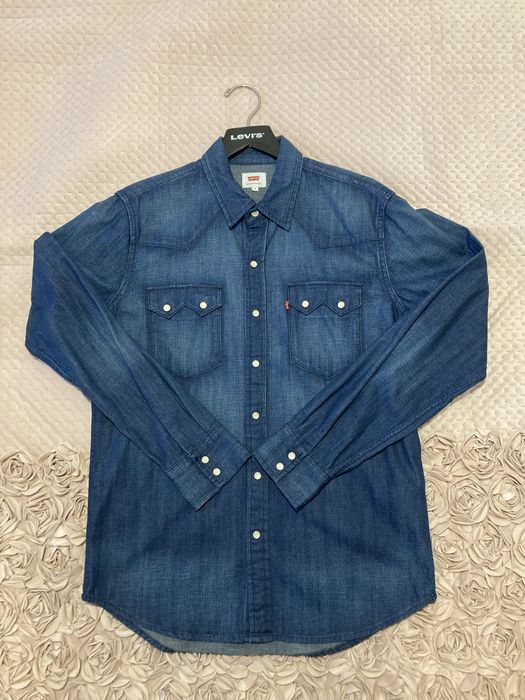 Levi’s Koszula Western Denim Rozmiar M Kolor Granatowy