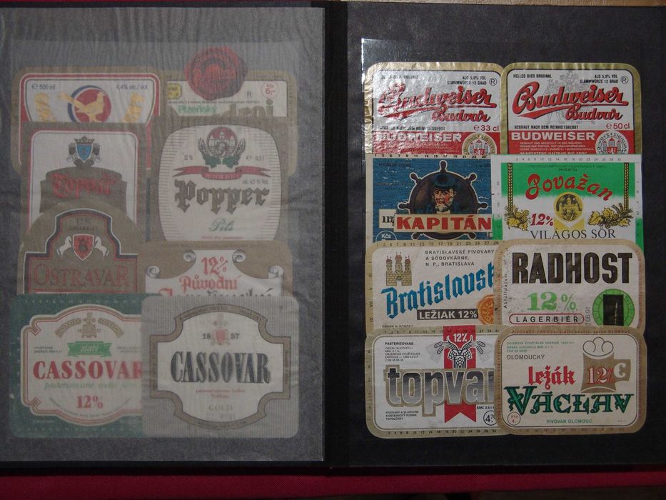 Etykiety z piwa z lat 80 tych + klaser