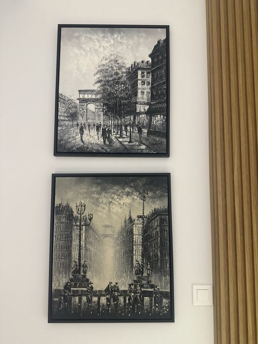 Telas Paris preto e branco