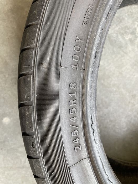 2x Opona Letnia 245/45 R18 infinity BDB STAN!