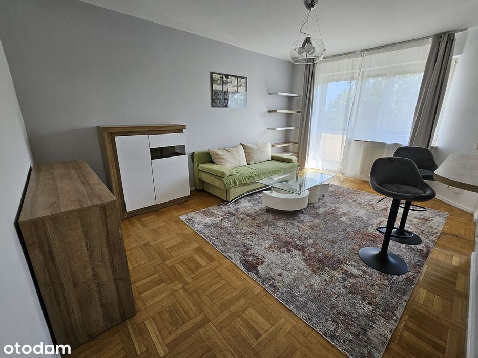 Słoneczne, umeblowane, balkon 8 m², garaż w cenie, 100 m od parku