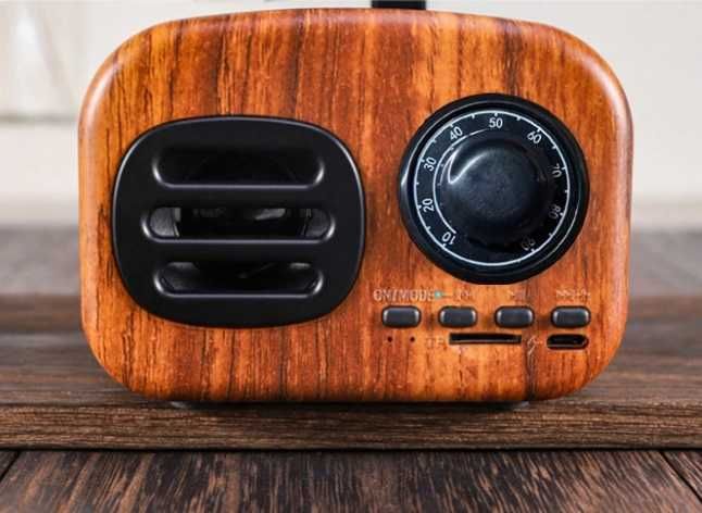 ZESTAW Odtwarzacz radiowy RETRO  w kształcie gramofonu BLUETOOTH sd