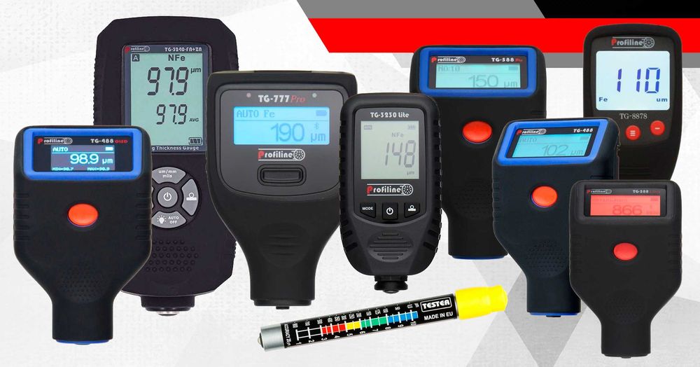 Товщиномір Profiline TG-3230 Lite визначає цинк+металл.шпаклів. 2026