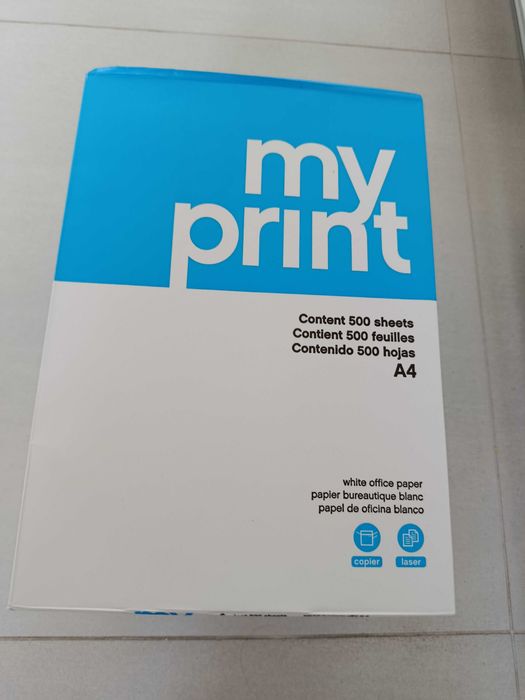 Papier ksero biały do drukarki A4 80g karton 4 ryzy