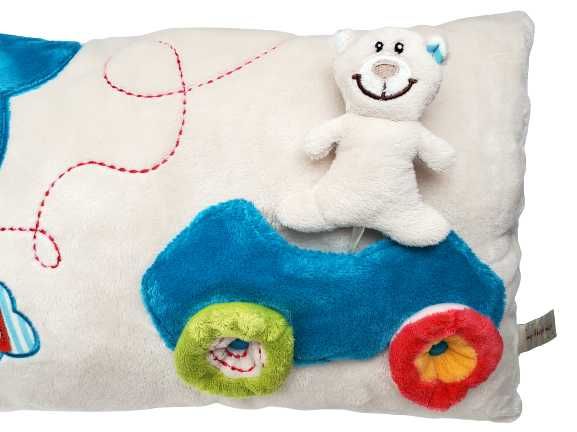 Poduszka pluszowa, maskotka, szeleszczące elementy Miś my first NICI