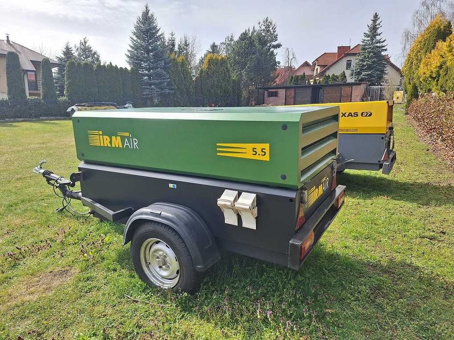 Sprężarka , Kompresor Irmair5.5 =Atlas Copco XAS97 5,3m3 2009 z Osuszaczem Deutz