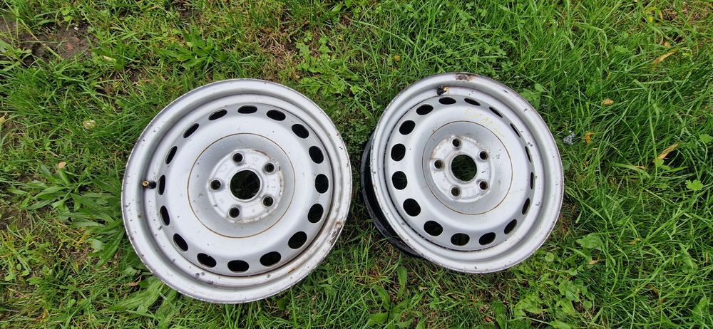 Felgi Stalowe VW R15 5x112  + Opony Zimowe  Bridgestone 195/65