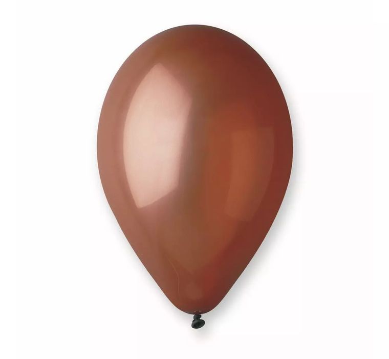 Balon, 10", Brązowy, 100 Sztuk. Nowy Produkt