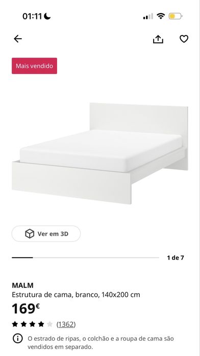 Cama + colchao +estrado