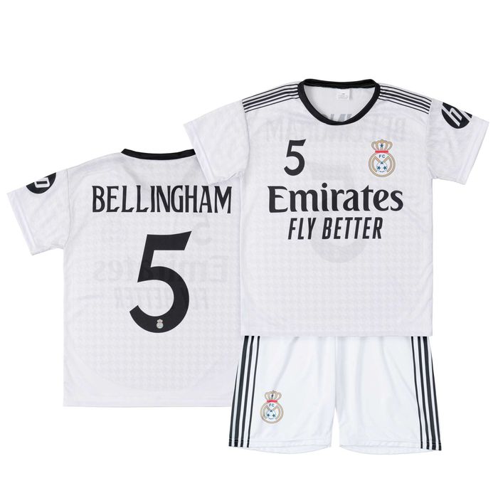 Strój piłkarski dziecięcy Real Madryt Bellingham rozm. 140