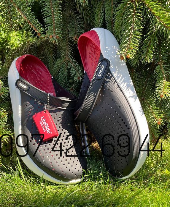 Чоловічі сабо Крокс Crocs LiteRide Clog Navy/Pepper Crocs LiteRide