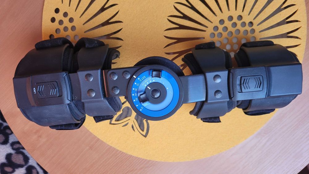 Orteza stawu łokciowego regulowana, lewa ręka