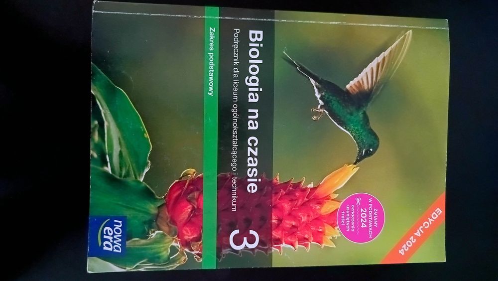 Podręcznik do Biologii liceum i technikum  Biologia na  czasie.