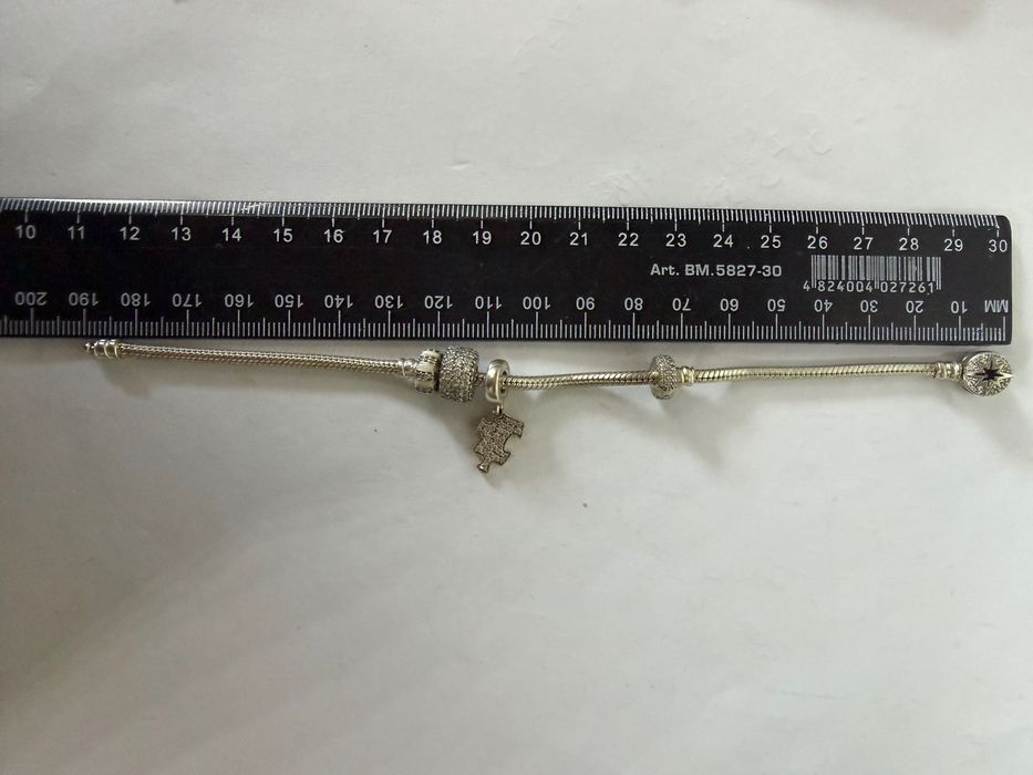 Браслет Pandora Браслет "Полярна зірка" 19см і пару намистин