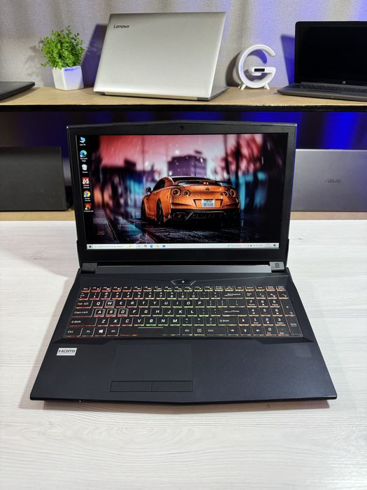 Ігровий ноутбук CLEVO/i7-8750H/16 Gb/SSD 128 Gb/HDD 1 Tb/Nvidia GeForce GTX 1050 4 Gb