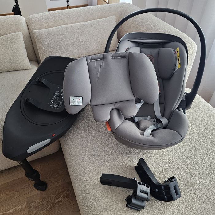 Conjunto auto base + ovo Cloud G Cybex -POUCO USO