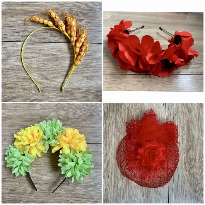 Карнавальні святкові обідки/обручі/віночки