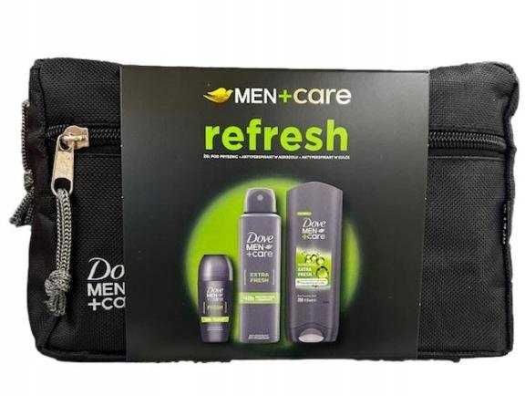 DOVE Men Refresh zestaw prezentowy świąteczny 4w1 kosmetyczka NOWY