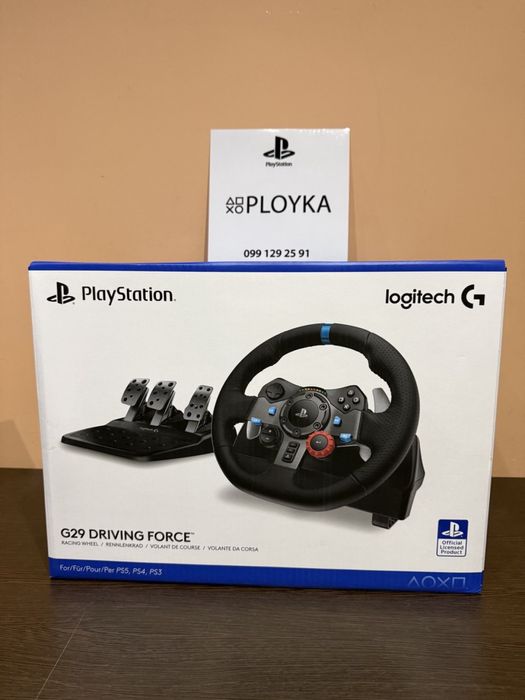 Магазин! Новый Руль Logitech G29+ педали. Для PS5/PS4/ПК