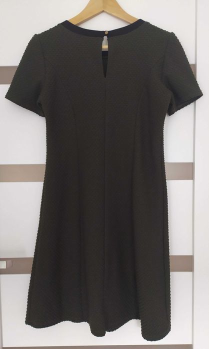 DOROTHY PERKINS wytłaczana sukienka retro S/M 38