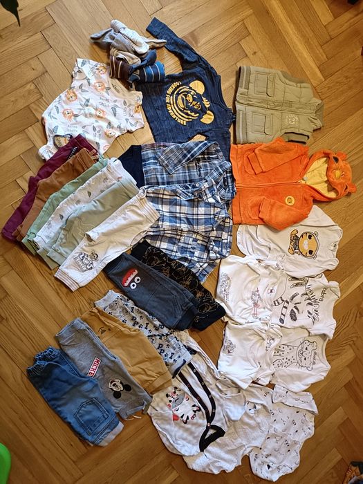 Paka ubrań dla chłopca 74
