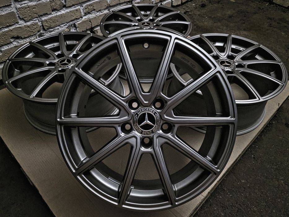Як нові R17 5x112 Mercedes-Benz | Original | Germany | Рідна фарба, ідеальний стан, без дефектів | Комплект / 4шт | Преміум диски | Графітовий колір