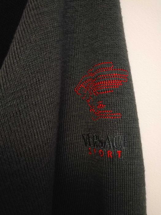 Свитер Versace Sport Luxury с логотипом Medusa, размер XL