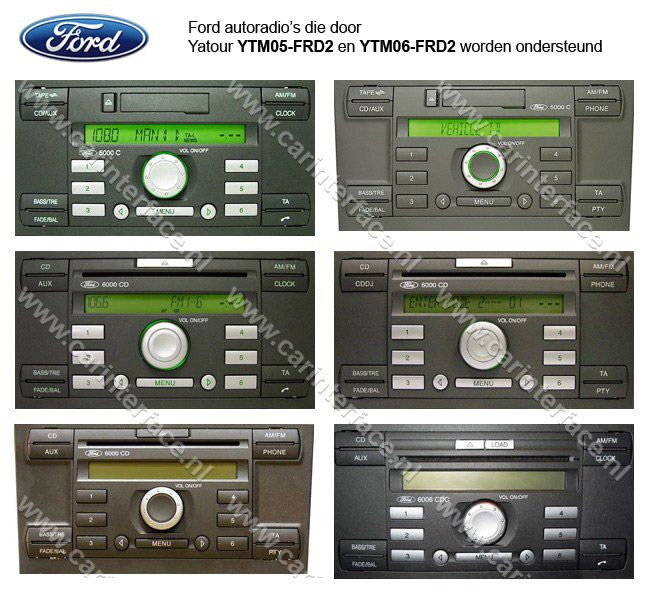 Ford aux для Fiesta Mondeo Focus MK2 Fusion C-Max