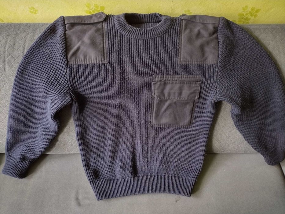 Sweter służbowy Policja - stary wzór granatowy