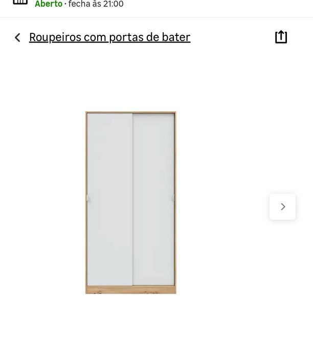 Roupeiro Garona 120x200x50 do Leroy Merlin