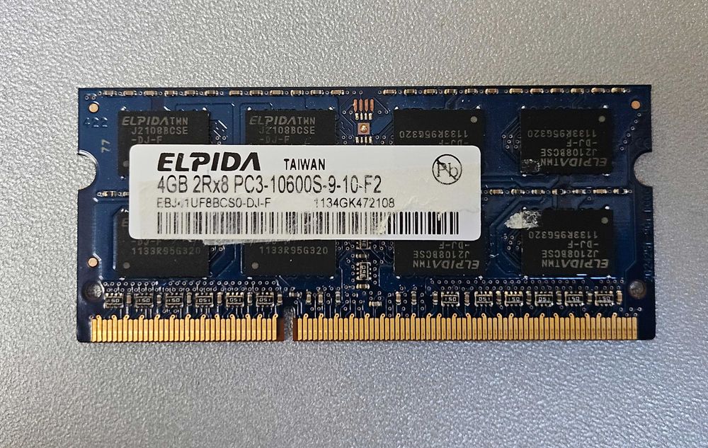 Оперативная память DDR3 SODIMM 4GB 1600 1333