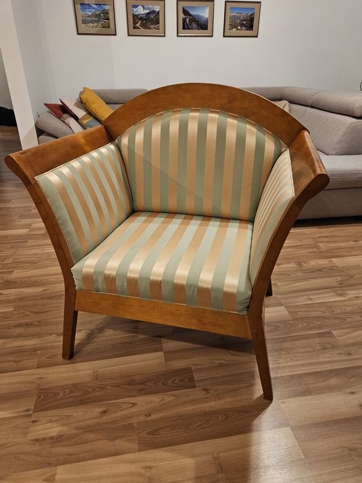 Elegancki Fotel Art déco