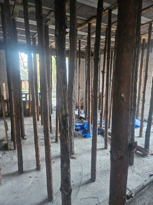 Stemple kołki kolki stempel podpory podpora stropbudowlane drewniane dl 287 i wiecej