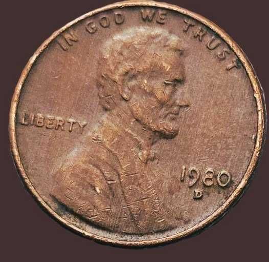 moedas u.s.a e Alemanha e da Finlândia com defeito
