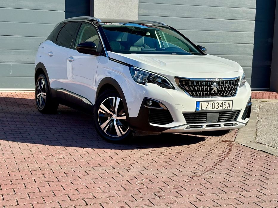 Peugeot 3008 II Benzyna Półskóra Nawi Czarny Dach  Kamera Super stan Zar.PL