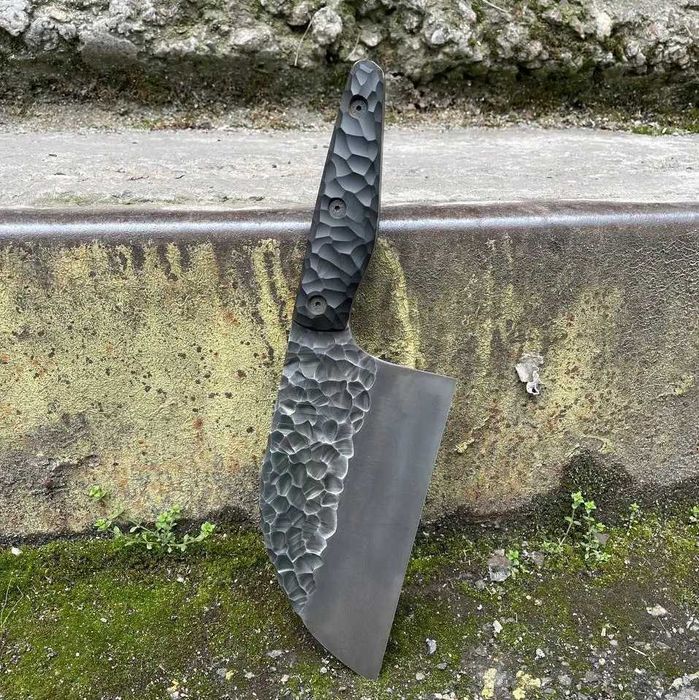 Ніж серб ручної роботи, кухонна сокирка, нож серб ручной работы