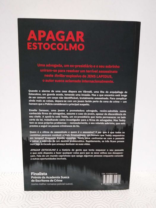 Jens Lapidus Apagar Estocolmo