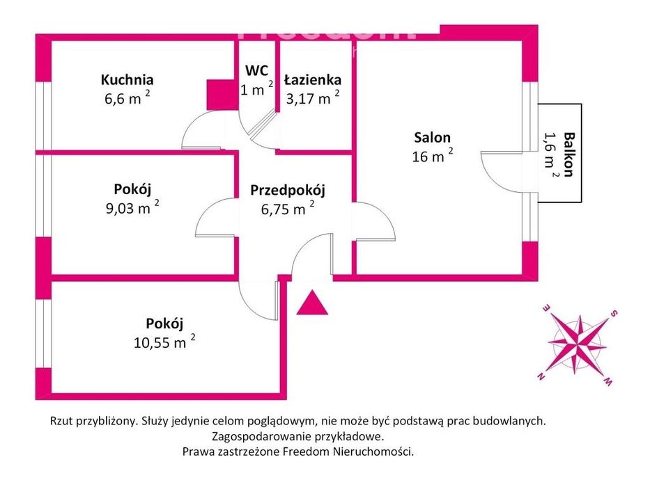 Rozkładowe 3 pokoje/Blisko parku/Tramwaj