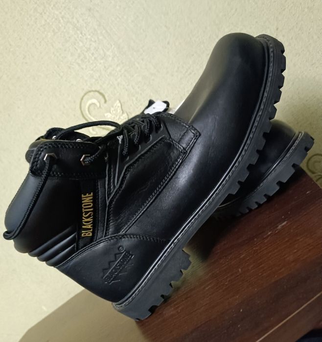 Blackstone р.50 стельки-33см кожаные ботинки мужские