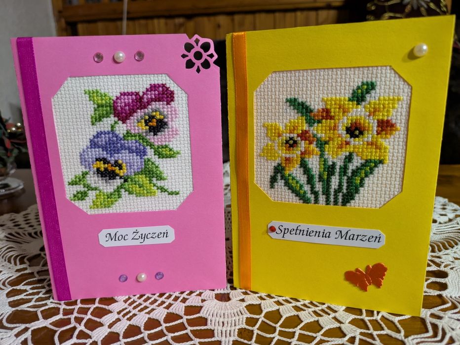 Karteczki okolicznościowe robione ręcznie