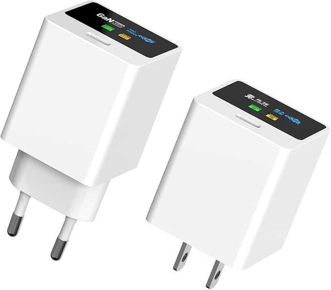 ładowarka kostka 68 W technologia GaN szybkie ładowania USB C