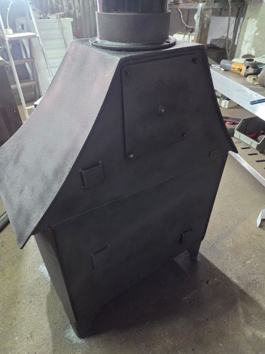 Salamandra em ferro fundido