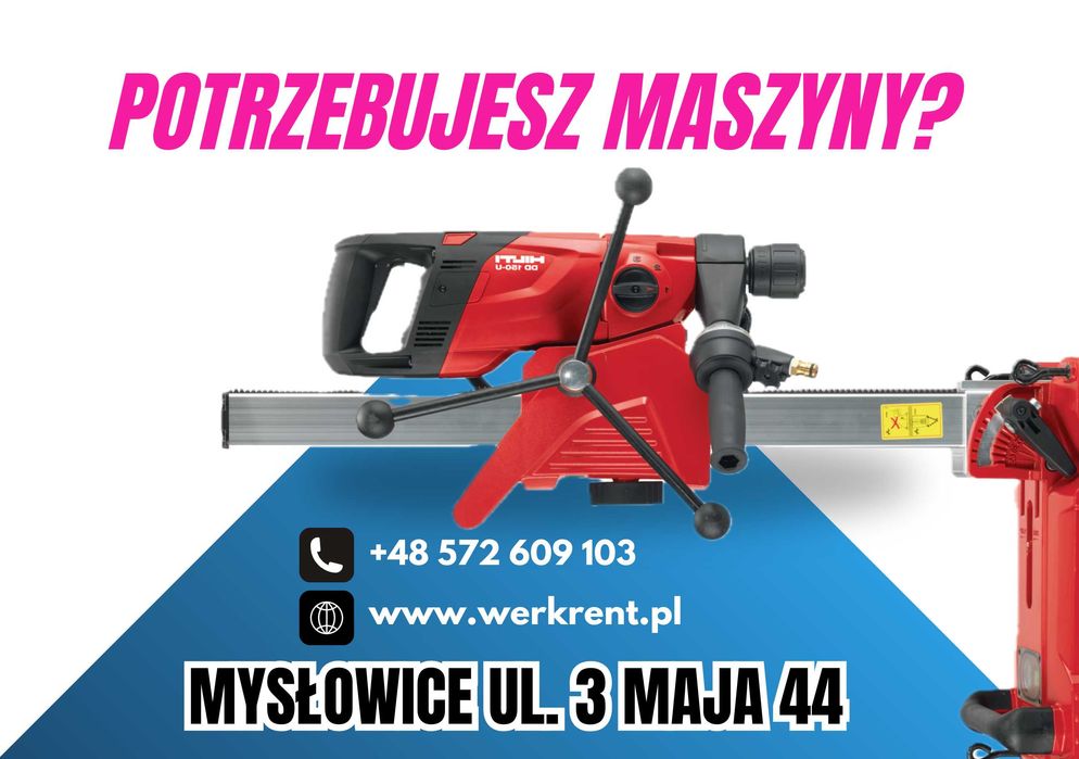WYNAJEM Wiertnica do betonu I Hilti DD 150 | Wiercenie w betonie
