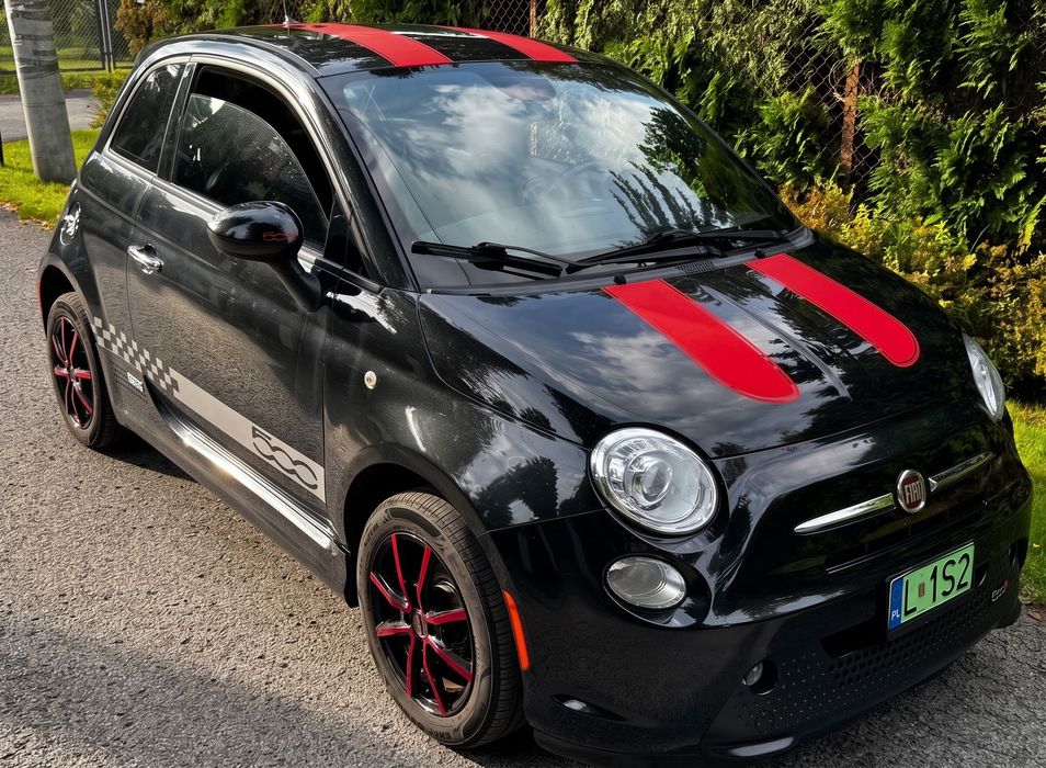 Fiat 500e FIAT 500e – 113 KM – 89 650 km – CZARNY/CZERWONY