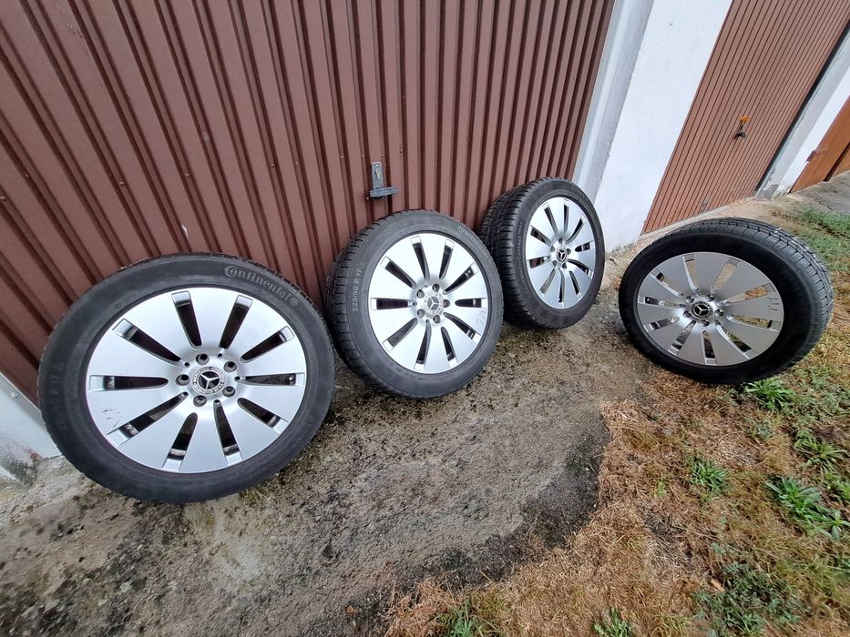 Alufelgi 17" Czujniki 50 225 Mercedes Opony Zimowe 6mm
