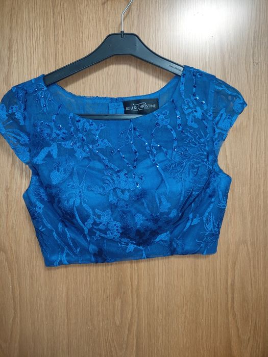 Vestido de cerimónia azul